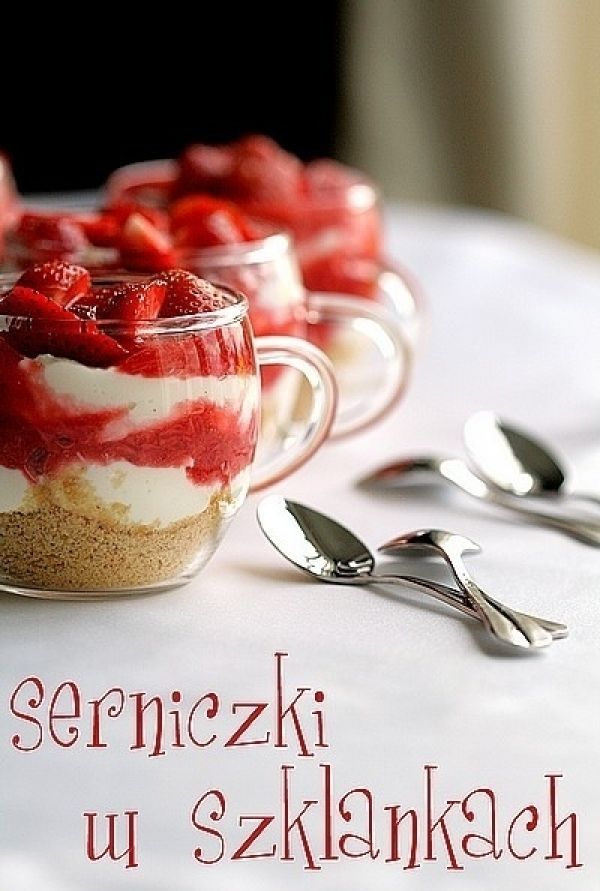 Serniczki w szklankach