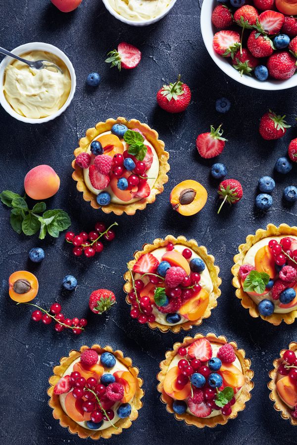 tartaletki z owocami