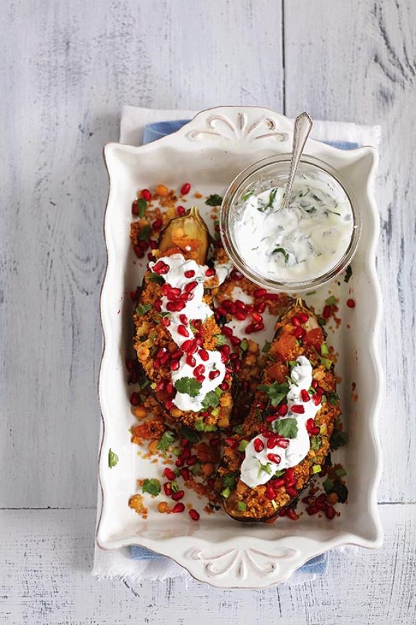 Faszerowany bakłażan