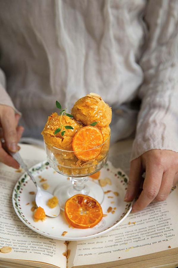 Manna z pomarańczami