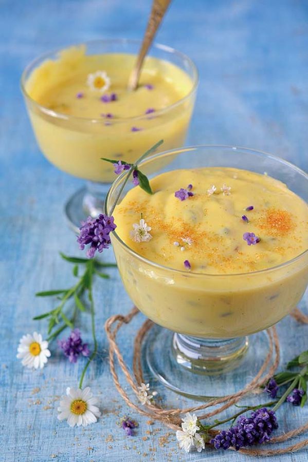 Krem waniliowo-lawendowy