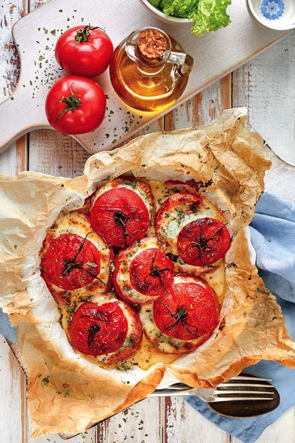 Pomidory nadziewane serami