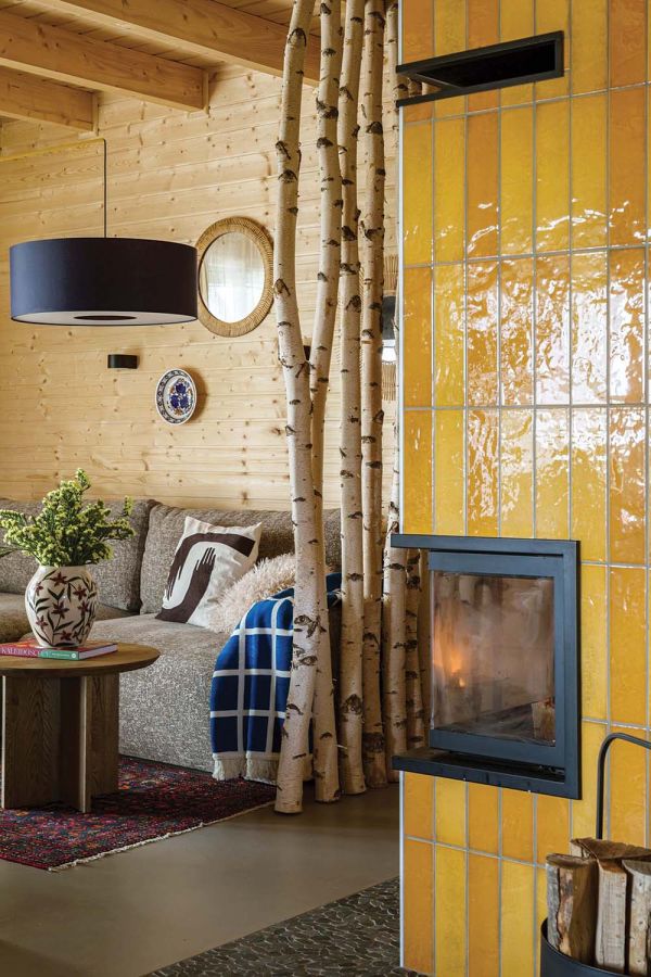 dom inspirowany lasem