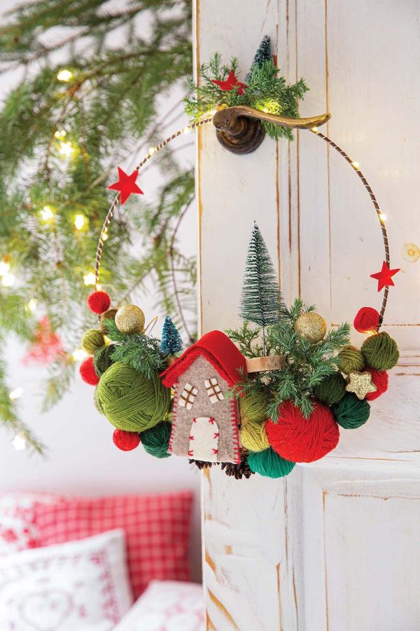 dekoracje choinkowe diy