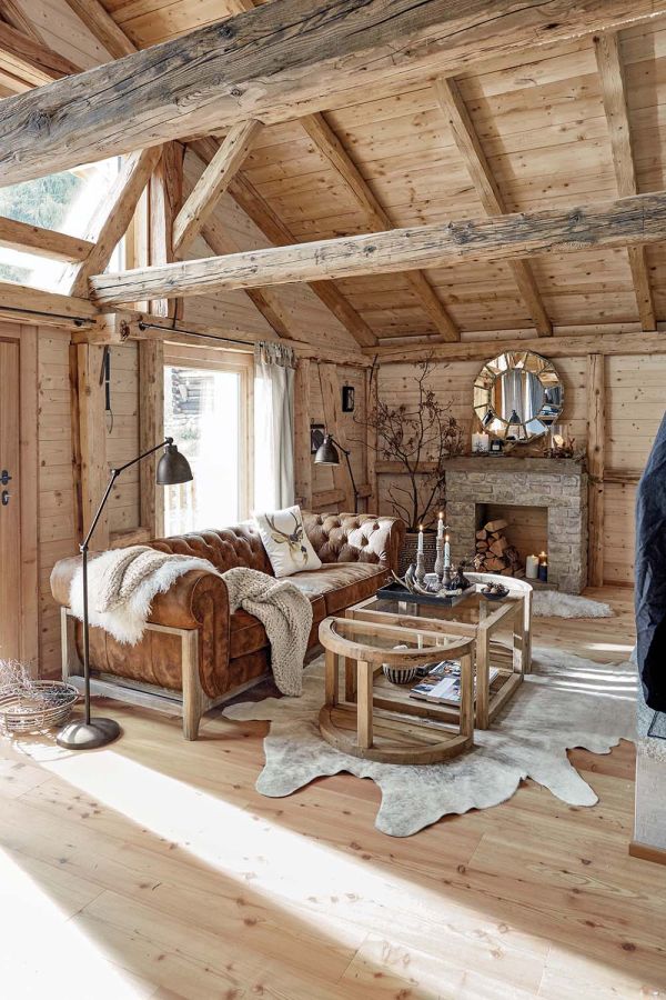 sofa styl rustykalny