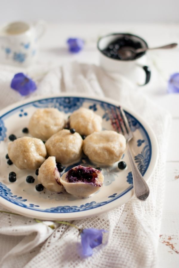 Knedle z jagodami