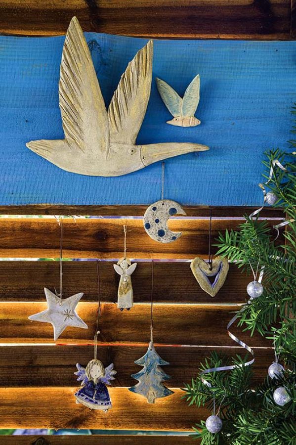 Ceramika artystyczna: ptaszki, świnki i anioły Igi Brej