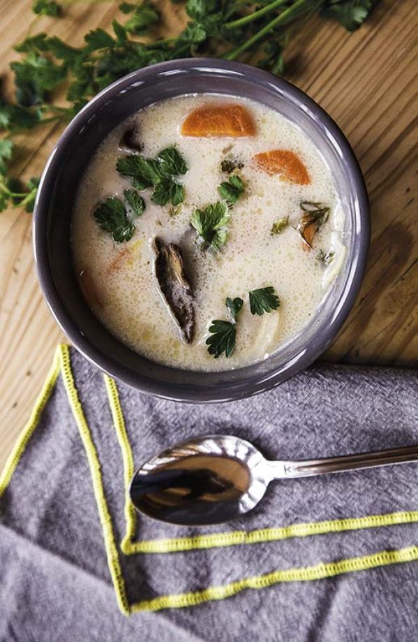 Krupnik z prawdziwkami