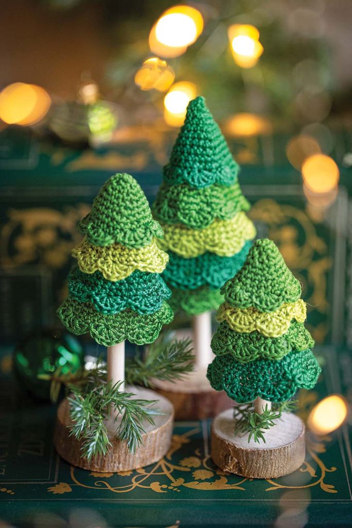 choinka na szydełku