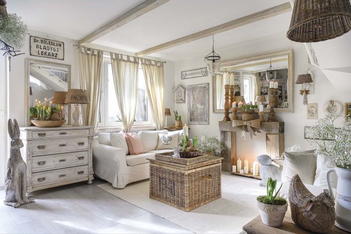 rustykalne wnętrze w bloku