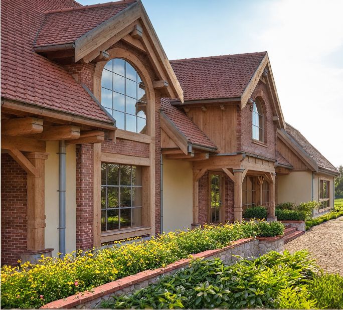 projekt drewnianego domu