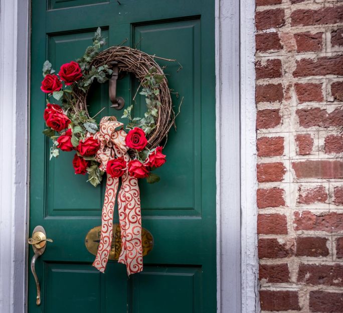 wieniec na drzwi