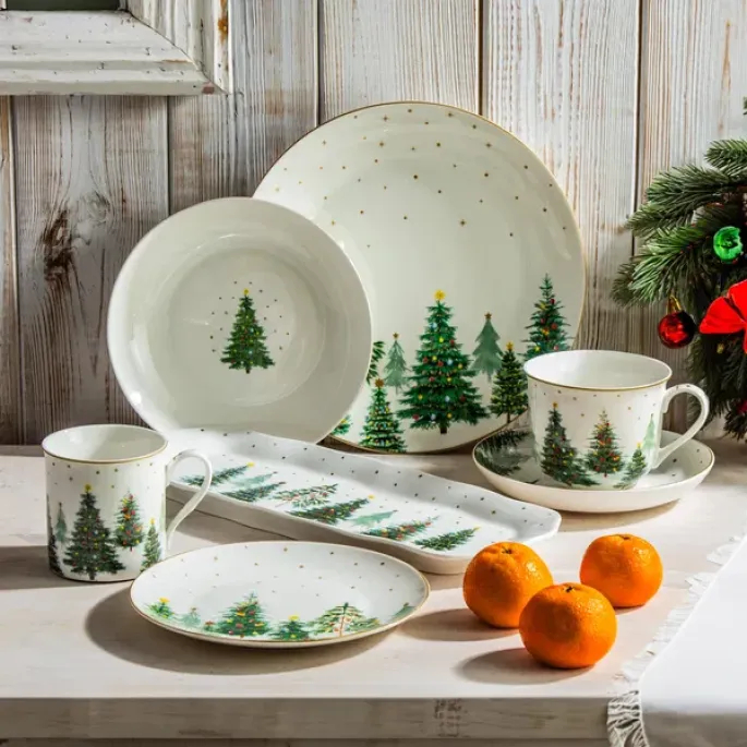 świąteczna zastawa stołowa