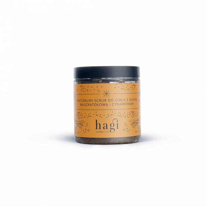 NATURALNY SCRUB DO CIAŁA Z GAŁKĄ MUSZKATOŁOWĄ I CYNAMONEM