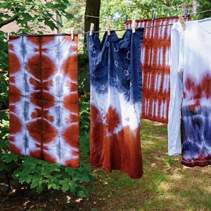 Shibori: tutorial dekoracyjnego farbowania Shibori: tutorial dekoracyjnego farbowania