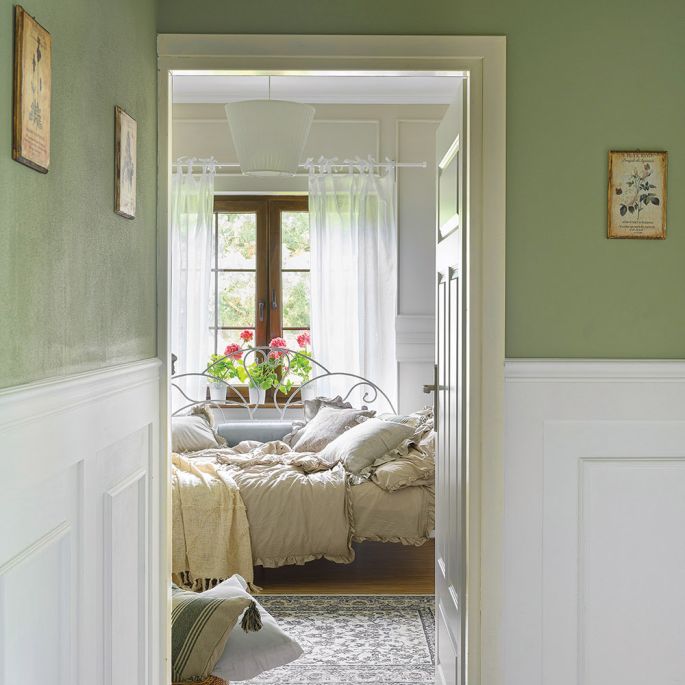 Sielskie życie za miastem - dom urządzony między shabby chic a klasyką angielską dom w stylu shabby chic