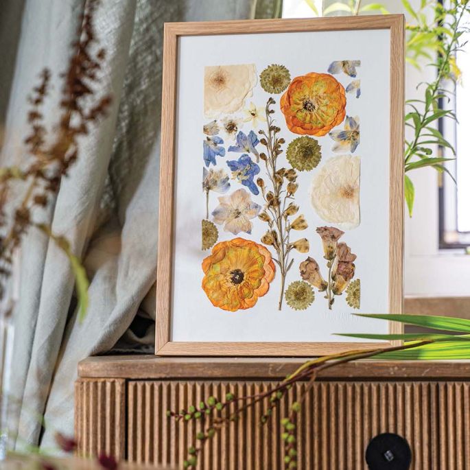 suszone kwiaty rękodzieło