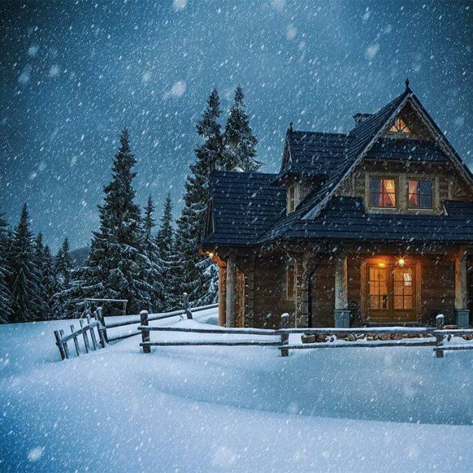 Święta w drewnianym domku pod Tatrami