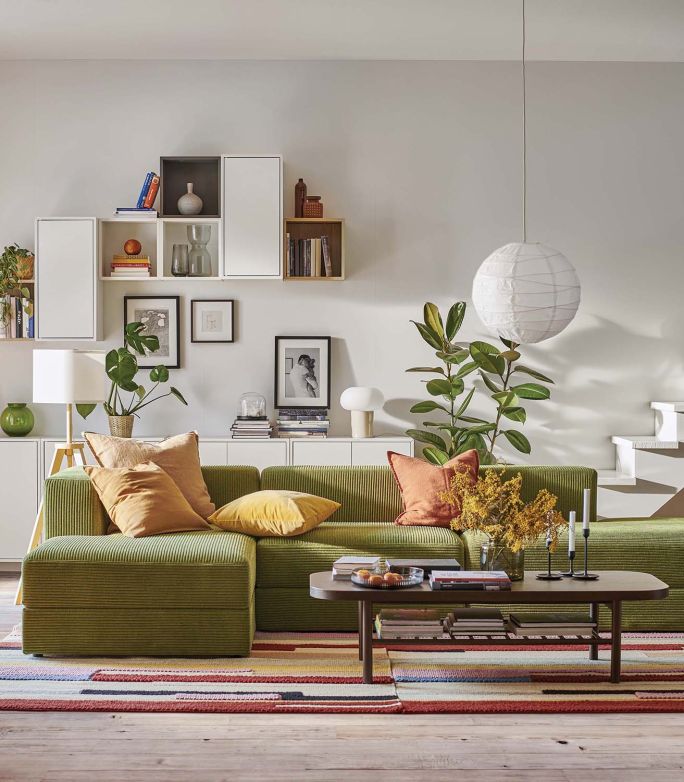 sofa w rustykalnym stylu