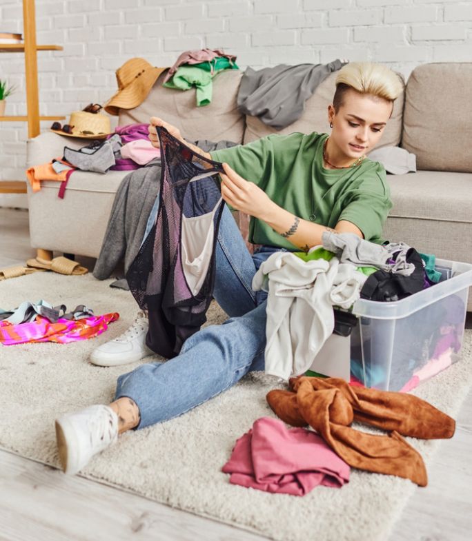 decluttering