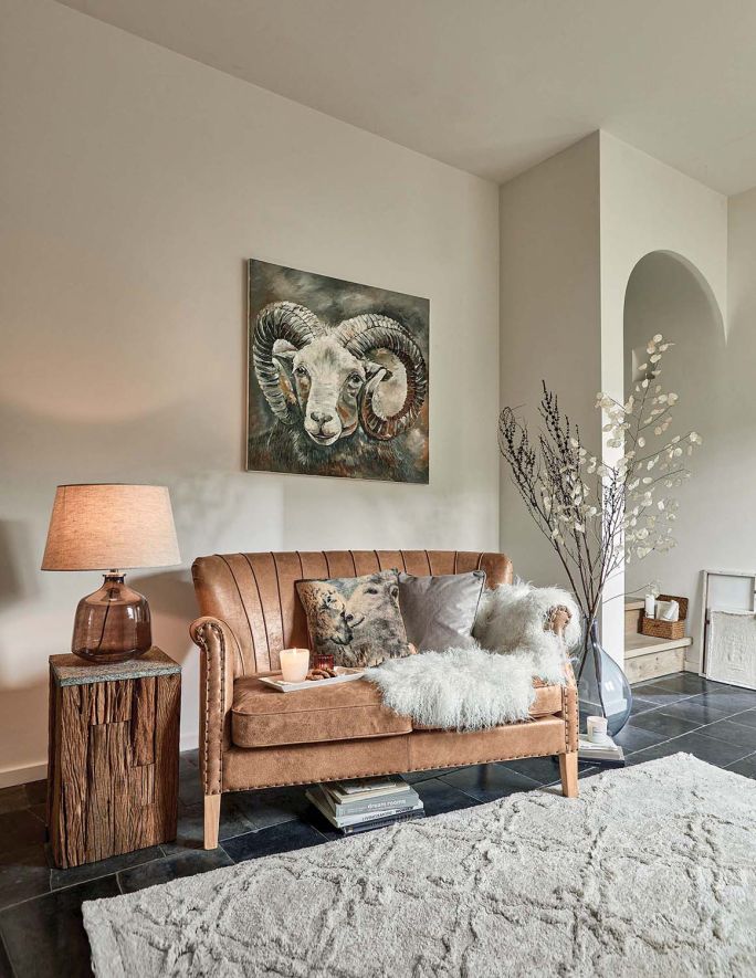 skórzana kanapa do salonu