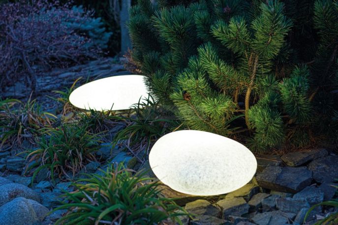 Lampy w kształcie kamieni