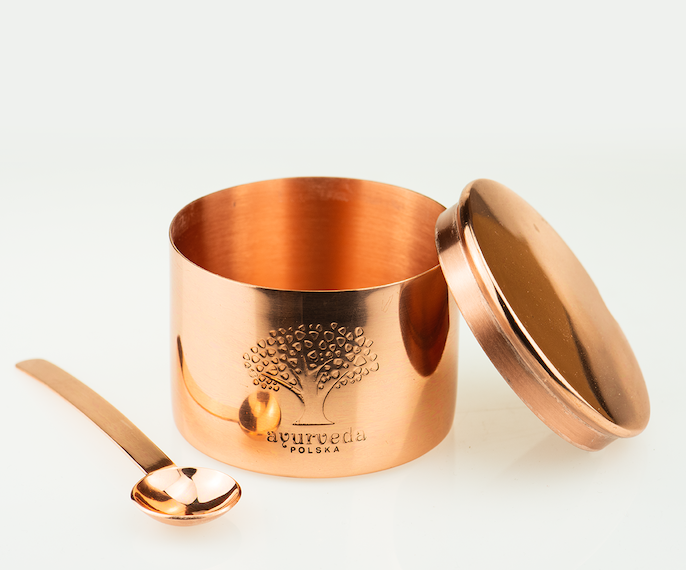 Cukiernica miedziana Premium Lustrzana, Ayurveda Polska, sklep.weranda