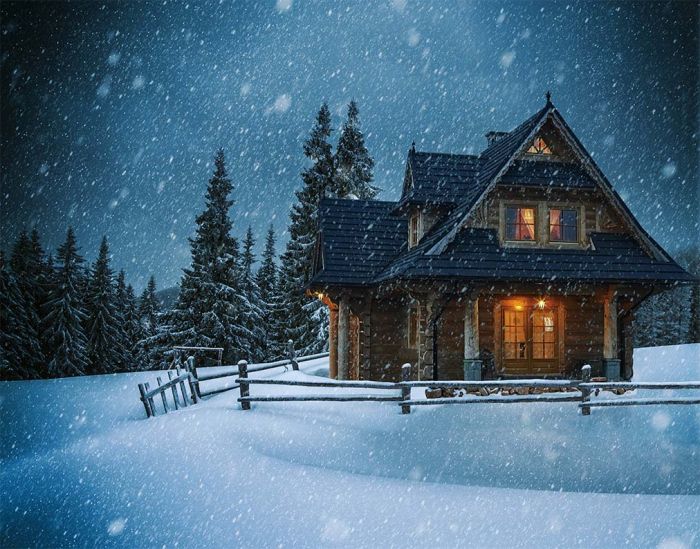 Święta w drewnianym domku pod Tatrami