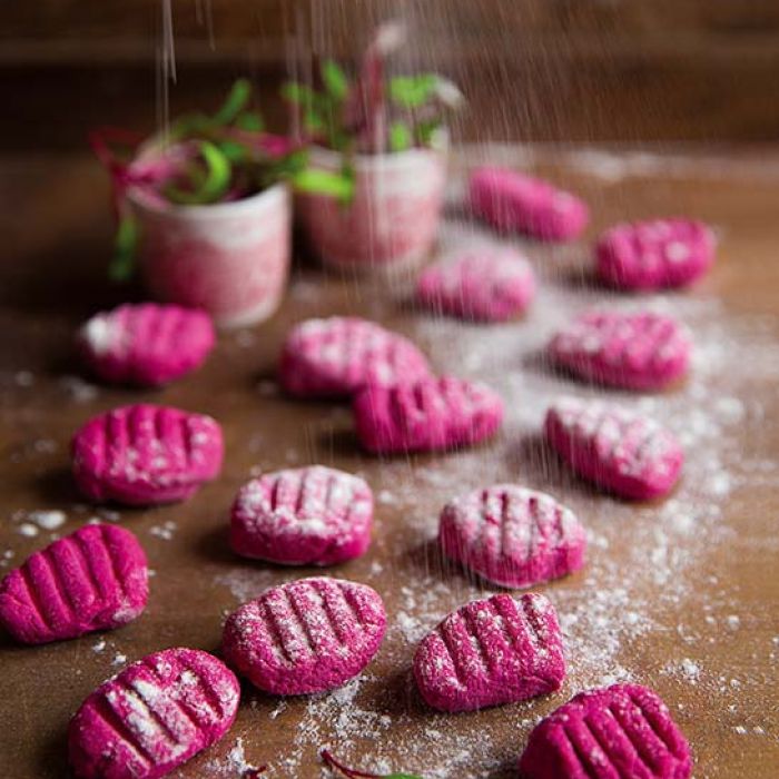 Gnocchi buraczano-serowe Gnocchi buraczano-serowe