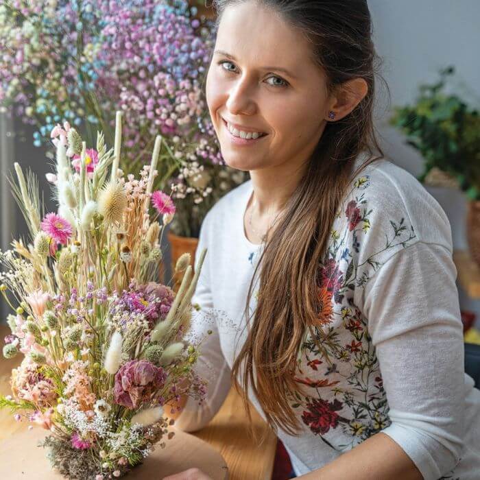 Zrób sobie pięknie - oto florystka, która z suszków potrafi wyczarować najpiękniejsze wianki na drzwi i kwiatowe kompozycje Zrób sobie pięknie pracownia florystyczna