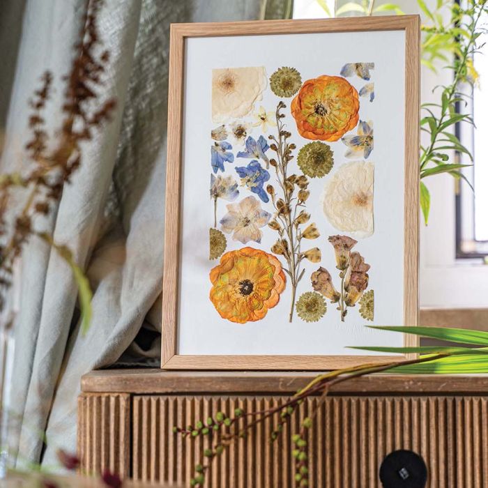 suszone kwiaty rękodzieło