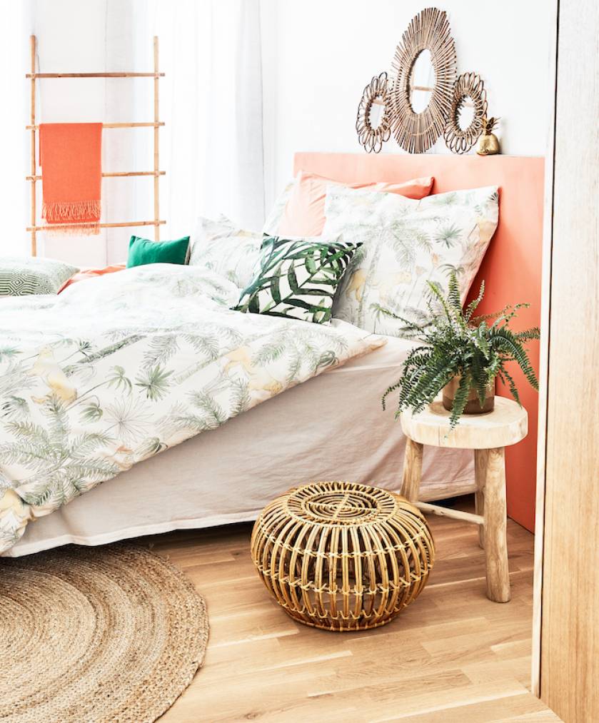 sypialnia boho