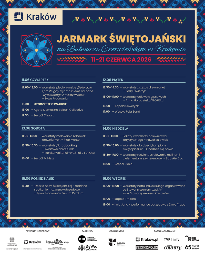 jarmark świętojański 2026 kraków