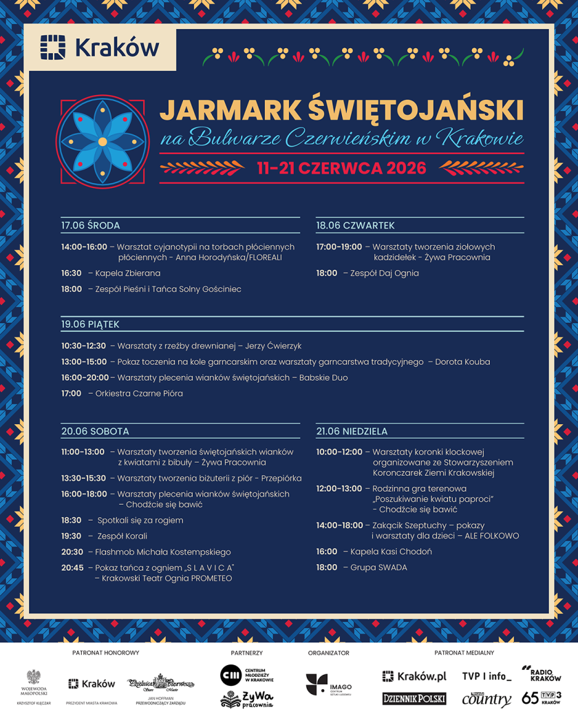 jarmark świętojański 2026 kraków