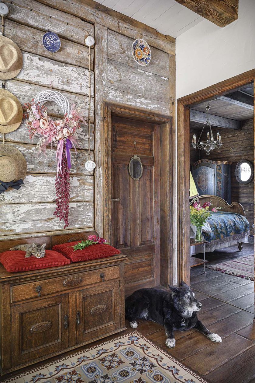 wnętrza w stylu rustykalnym