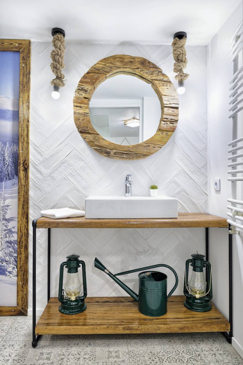 styl loft łazienka