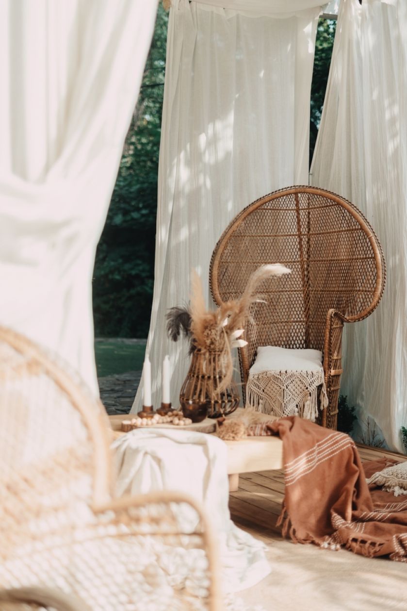 pokój w stylu boho