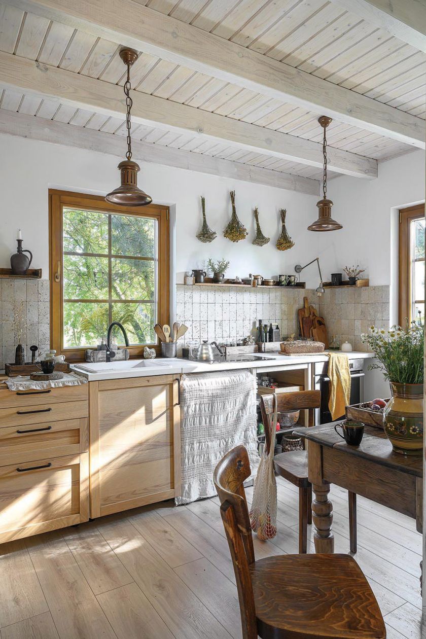 drewniany dom pod miastem