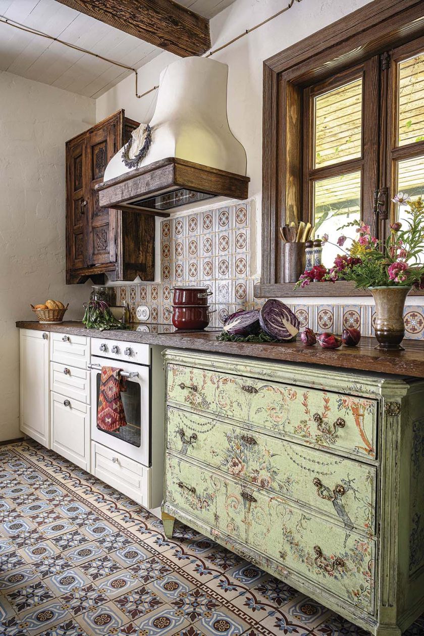 wnętrza w stylu rustykalnym