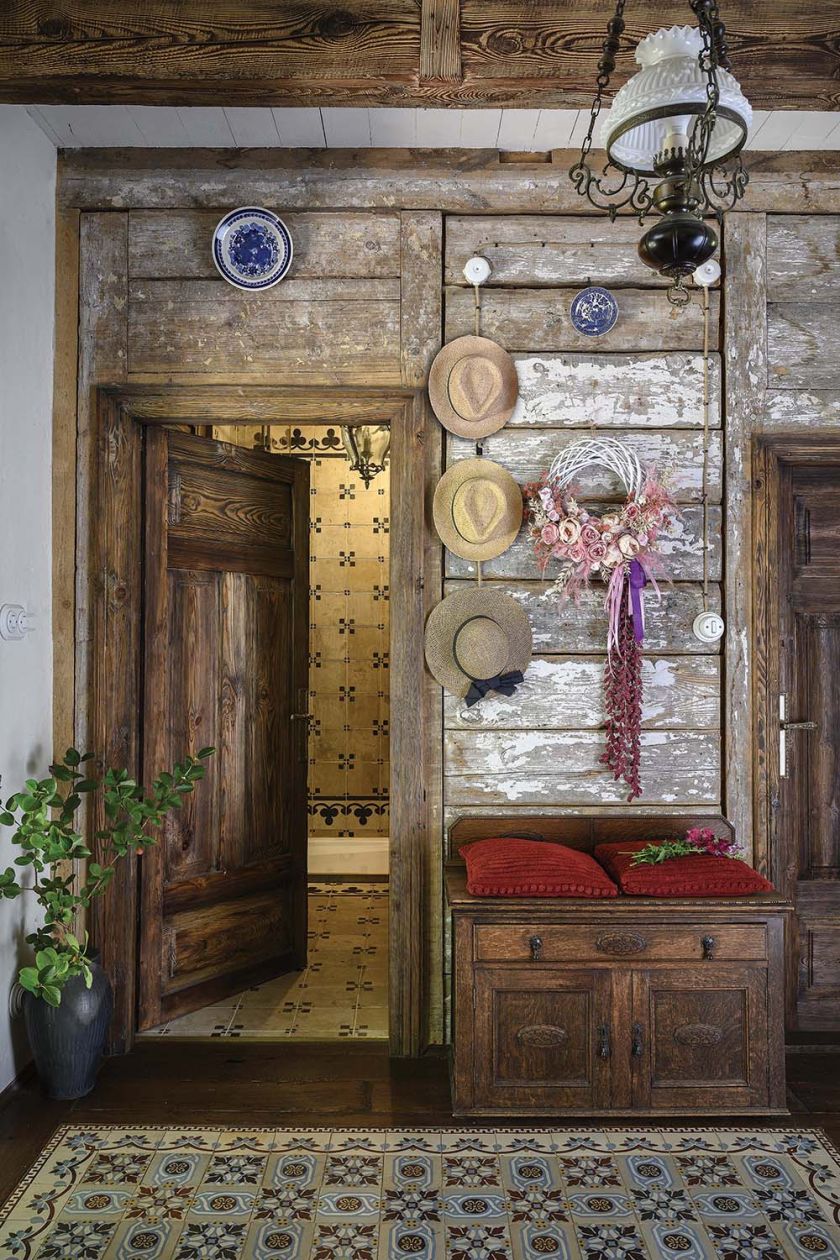 wnętrza w stylu rustykalnym