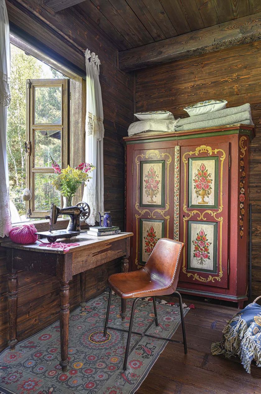 wnętrza w stylu rustykalnym