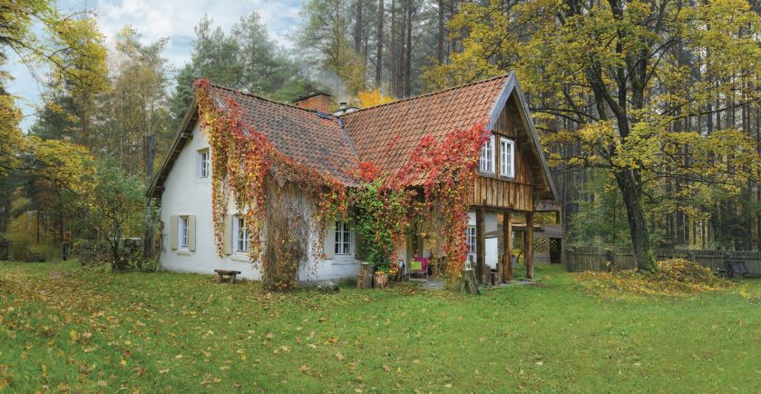 dom w stylu rustykalnym zdjęcia