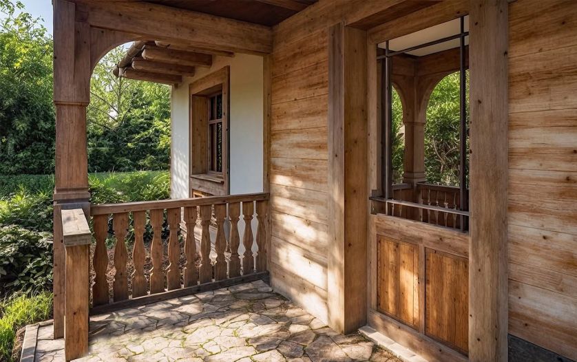 projekt drewnianego domu archideo