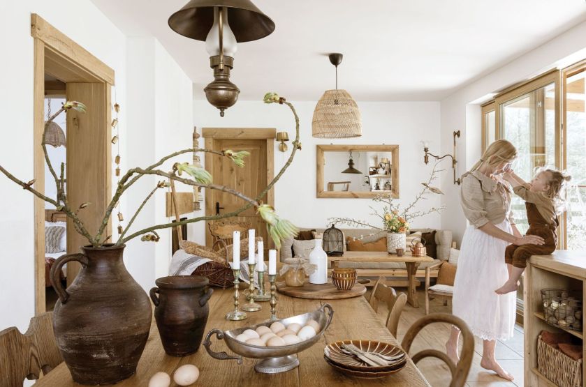 wnętrze w stylu country