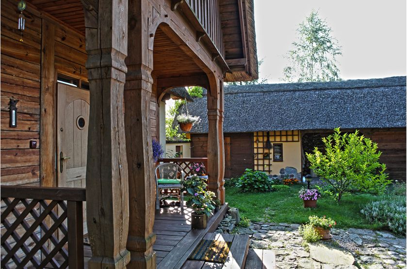 projekt drewnianego domu archideo