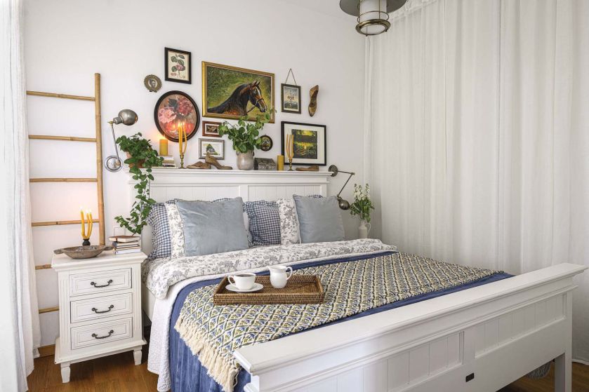 sypialnia w stylu prowansalskim