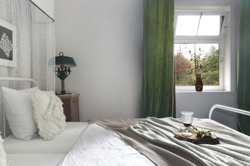 biała sypialnia