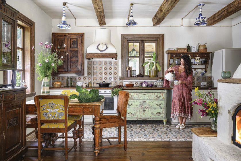 wnętrza w stylu rustykalnym