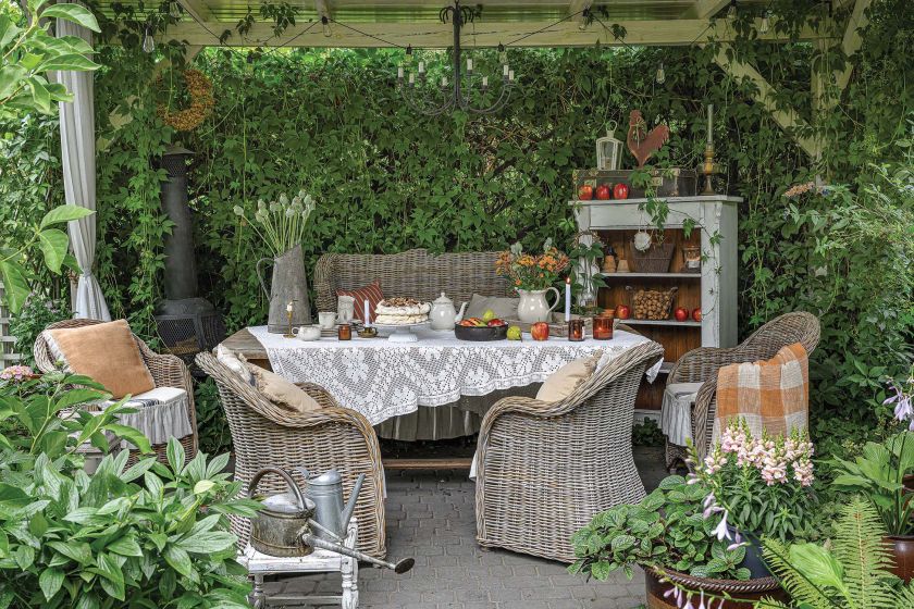 dom w stylu rustykalnym