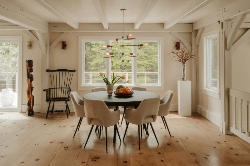 salon w stylu modern country
